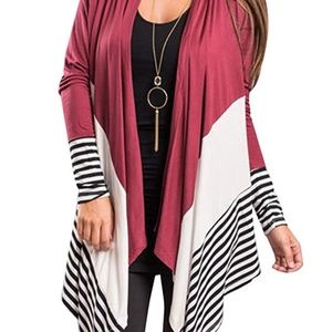 Womens Kimono Cardigan Blouse Long Sleeve Coat